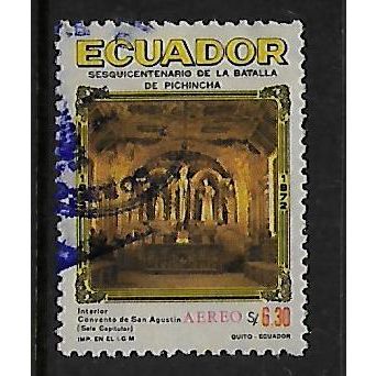 ECUADOR 1972 ANNIV BATTLE OF PICHINCHA 6s.30 ALTAR SG 1516 FINE USED