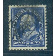 Used 264 1c Benjamin Franklin Almost Very Fine M02761