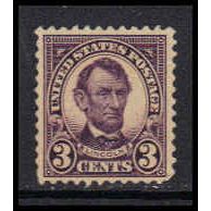 555 3c Abraham Lincoln Fine MNG K4527