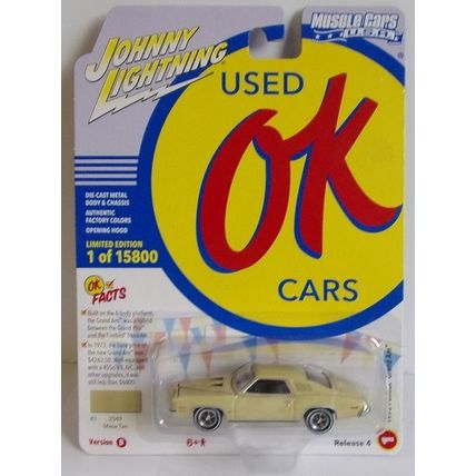 JOHNNY LIGHTNING ' USED OK CARS ' 1973 PONTIAC GRAND AM ( 2021)