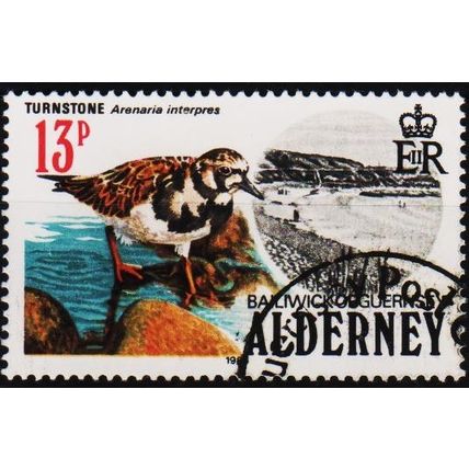 Alderney. 1984 13p S.G.A14 Used