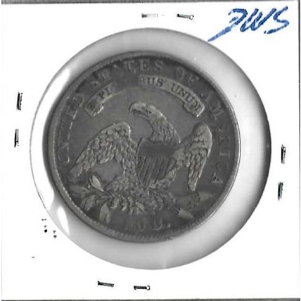 1834 US Silver Bust Half Dollar XF Grey Sheet $160.00