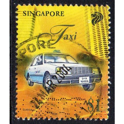 Singapore 1997 Transportation - Taxi $1 Used