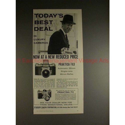 1959 Praktica FX3 & Praktina FX Camera Ad - Best Deal!!