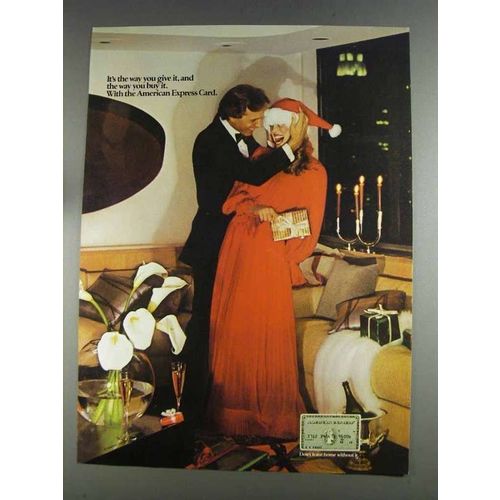 1980 American Express Card Ad - It's the Way You Give