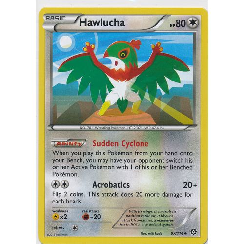 Pokemon XY Steam Siege 97/114 Hawlucha