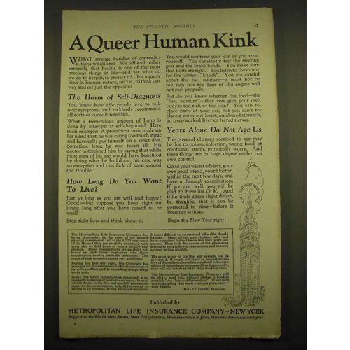 1924 Metropolitan Life Insurance Ad - A Queer Human Kink