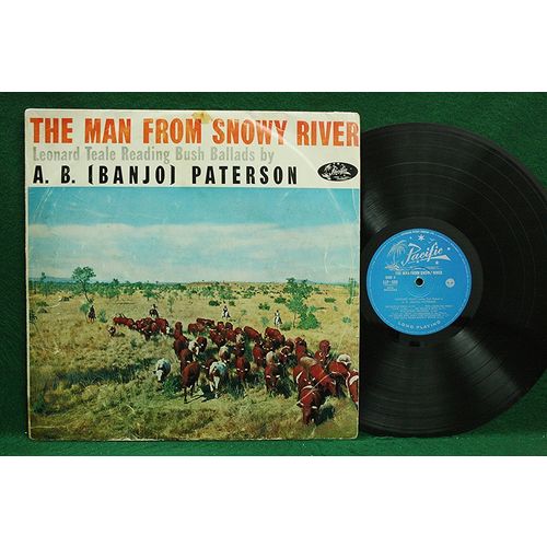 Leonard Teale reading Paterson Ballads - The Man From Snowy River - LLP 500 - EX