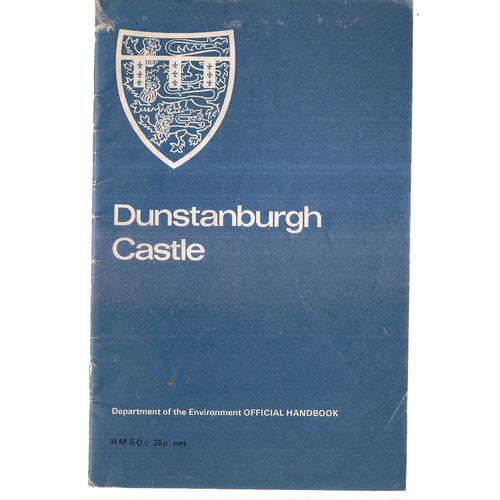 DUNSTANBURGH CASTLE, NORTHUMBERLAND.. guide book 1975 24 pages with sheet map #