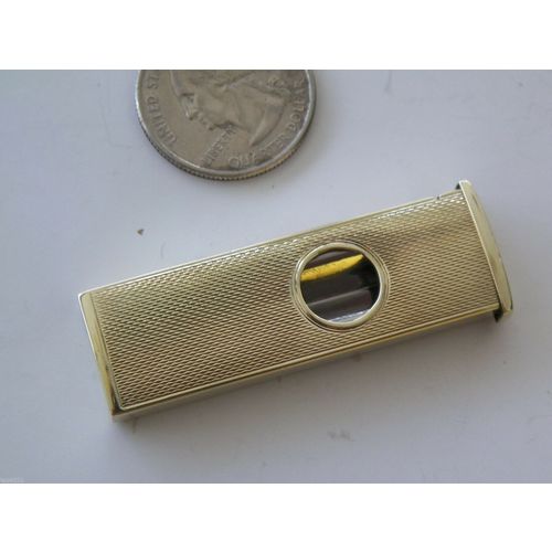 VNTG 14K SOLID GOLD PFEILRING CIGAR CUTTER 16.7 GRAMS