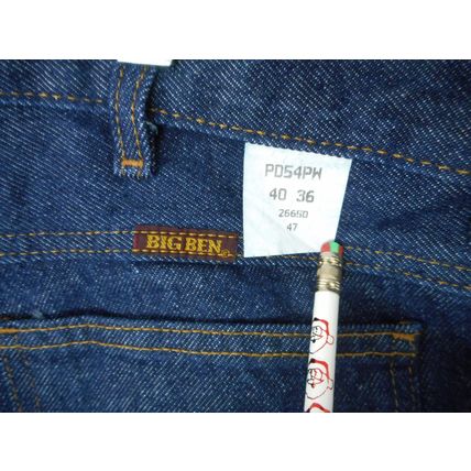 NOS Big Ben Blue Denim Jeans PD54PW 40 x 36 5-pocket zip fly NWOT
