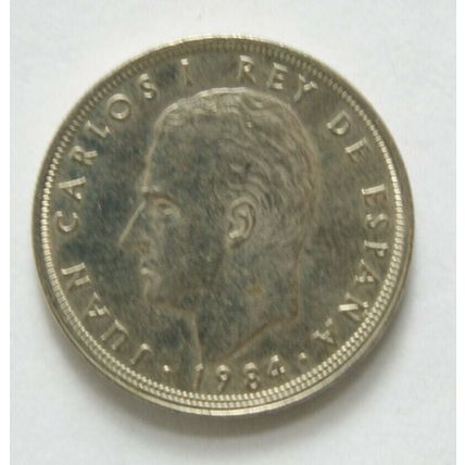 1984 Spanish 5 peseta coin