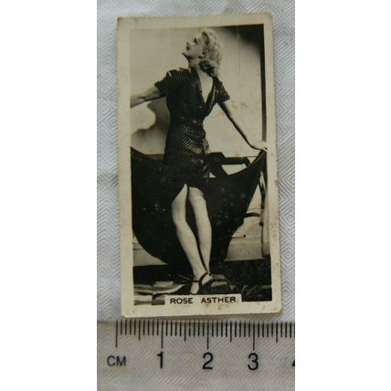 1938 Carreras Film Stars 2nd Series No. 2 Rose Asther
