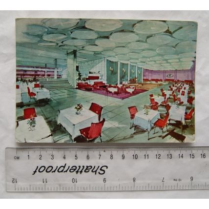 old postcard Aparthotel Melia Castilla, Madrid - Dining Room