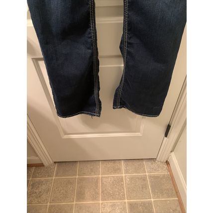 Silver Jeans Co. Men’s Blue Jeans Zip Button Size 32x33 Suki Mid Skinny Fit