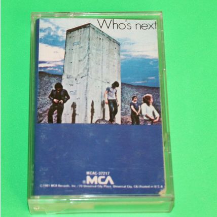 The Who Who’s Next Classic Rock Cassette Tape Won’t Get Fooled Again Baba