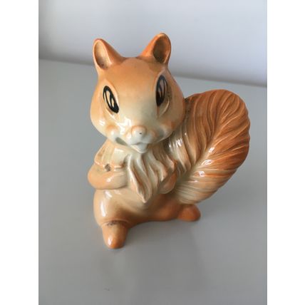 TAN CERAMIC SQUIRREL (3.5")