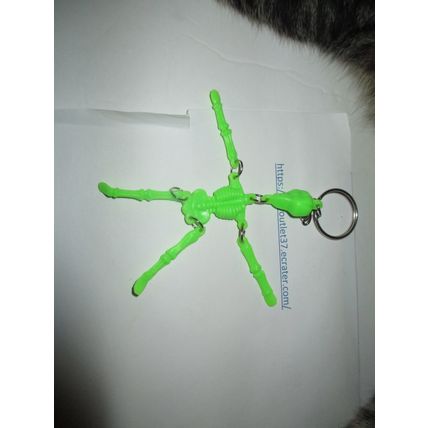 Green Skeleton - Key Chain - Brand New