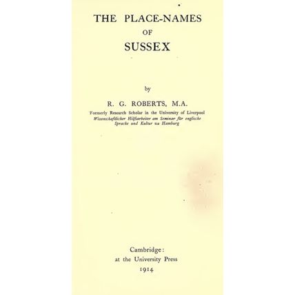 Sussex 308 Vintage History & Genealogy books PDF DVD disc