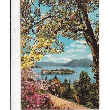 Isola Bella Lago Maggiore Italy Postcard used 1973 VGC