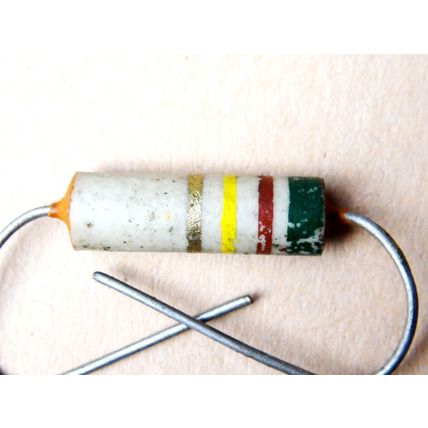 510KΩ Carbon Ceramic Erie 1 Watt Resistors x6. New Old Stock. For Valve Amp
