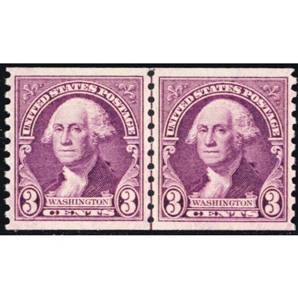 721, Mint XF NH 3¢ Coil Line Pair With Graded 90 PSE Certificate Stuart Katz
