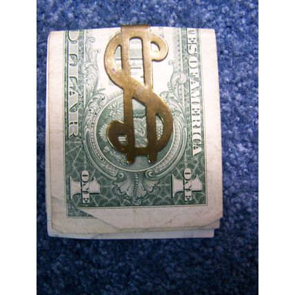 Brass Money Clip - Vintage