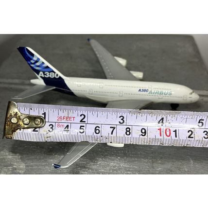 Aeroplane Airplane Airbus A380 Vintage Diecast Metal Vintage Collectable