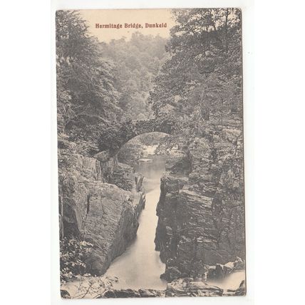 Hermitage Bridge Dunkeld Postcard Perthshire Scotland GWW