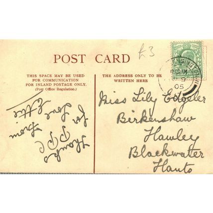 Kensington Palace, London, England, Woodbury Series Postcard 1905