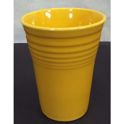 Vintage Fiestaware Water Cup Tumbler in Original Yellow 4 1/2" Height