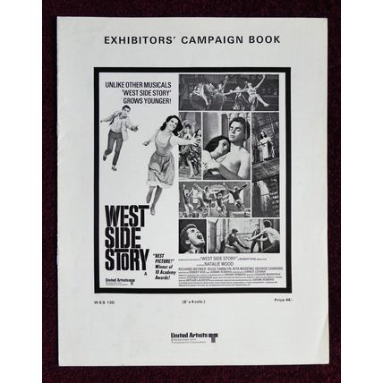 WEST SIDE STORY (1961) original UK pressbook ***Natalie Wood***