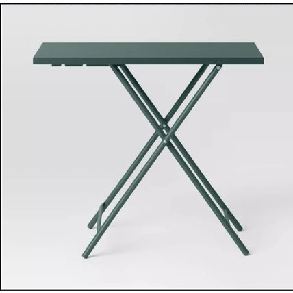 Folding Table- Indoor/Outdoor- Adjustable Height-Steel- by Room Essentials-
