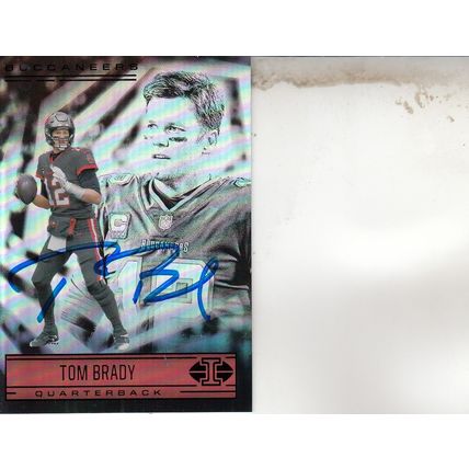 TOM BRADY 2021 AUTOGRAPHED TAMPA BAY BUCCANEERS HOF SB CHAMPION MVP QUARTERBACK