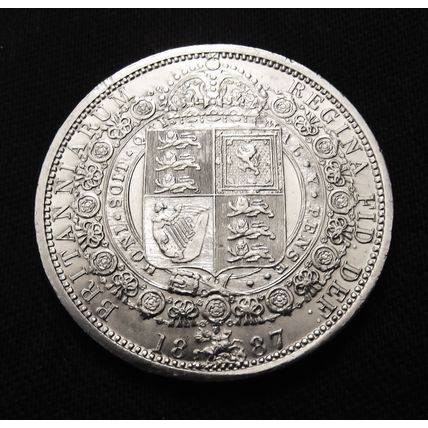 1887 VICTORIA Silver HALF CROWN to THREEPENCE 6 COIN SET exceptional grades