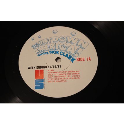 COUNTDOWN AMERICA STARRING DICK CLARK-4LP RADIO SHOW 11-1-88 WITH CUES-VARIOUS