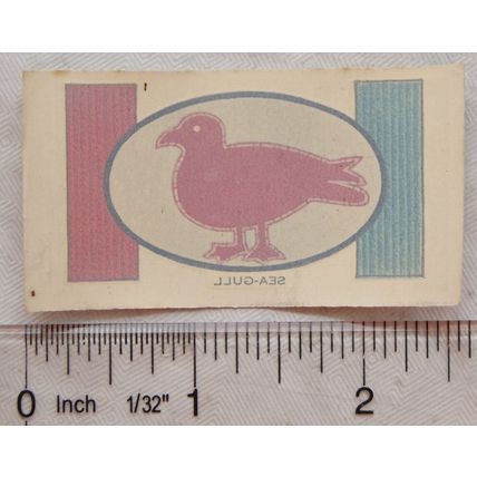 1933 Player's Boy Scout & Girl Guide Patrol Signs & Emblems transfer 18 Sea-gull
