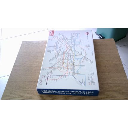 LONDON UNDERGROUND MAP Jigsaw Puzzle (1000 Piece) Robert Frederick (2015)