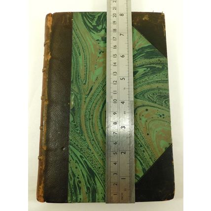 Antique Signed Rene Bazin Leather French Text Book La Douce France 1924 Illustd