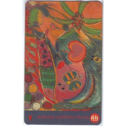 Painting S'pore $10 Telephone Card (Used)
