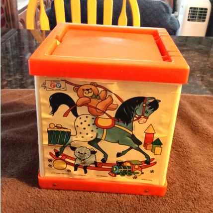 Old Vintage Original Fisher Price Jack In The Box Puppet 10" Tall Working 1970