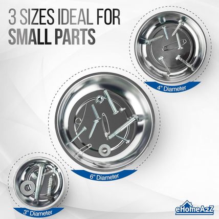 EHOMEA2Z Magnetic Bowl for Screws,Magnetic Bowls for Holding Nuts and Bolts, Sma