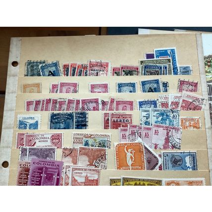 ICOLLECTZONE Columbia Dealer Stock pages Excellent lot unpicked (COL570)