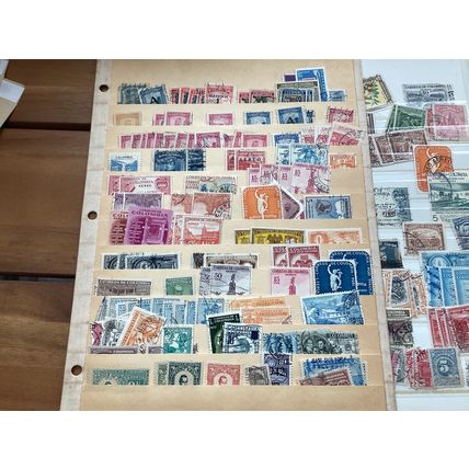 ICOLLECTZONE Columbia Dealer Stock pages Excellent lot unpicked (COL570)
