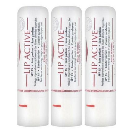 Pack of 3 Eucerin Lip Active SPF 15 Care for Lips protect 'New' Made in Germany!