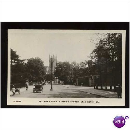 Warwickshire LEAMINGTON SPA Pump Room Postcard by Kingsway (S 13068)