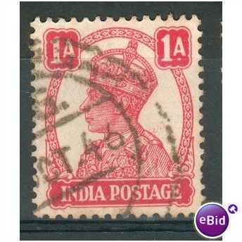 India 1940 - SG 268 - KGV1 1a red - used 2