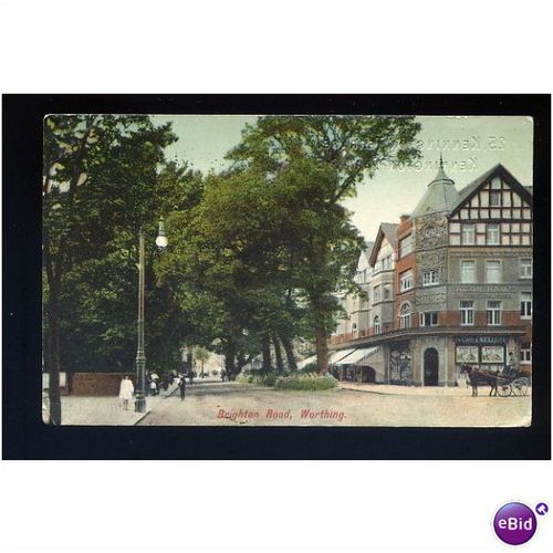 Sussex WORTHING Brighton Road Postcard by BR