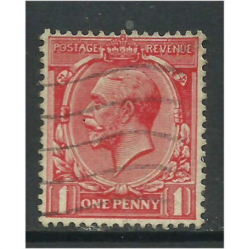GB 1924 - 26 KGV 1d Scarlet Stamp Wmk 111 SG 419 (A559