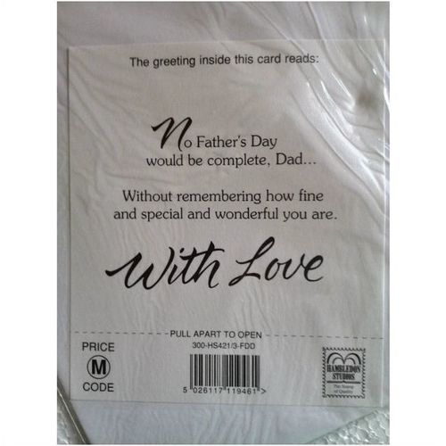 FATHER'S DAY LOVE For You, Dad #2 - Large Card